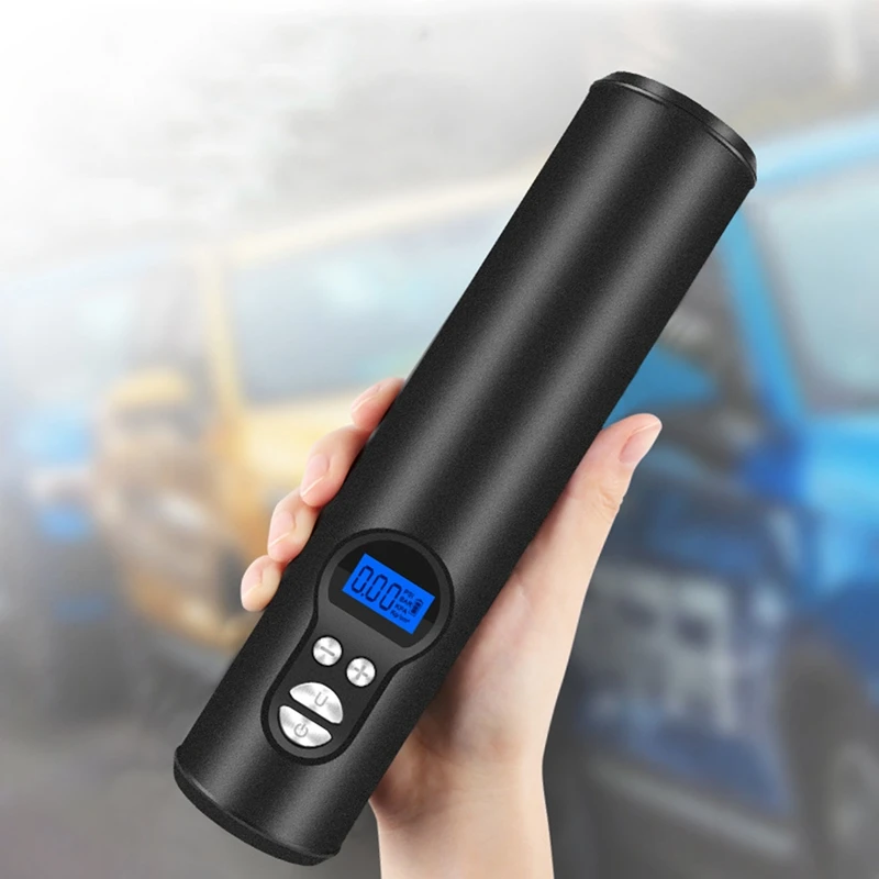 Car Air Pump Electrical Mini Car Air Pump Compressor 12V Digital Display Tyre Inflatable Pump For Car Motorcycle Bicycle