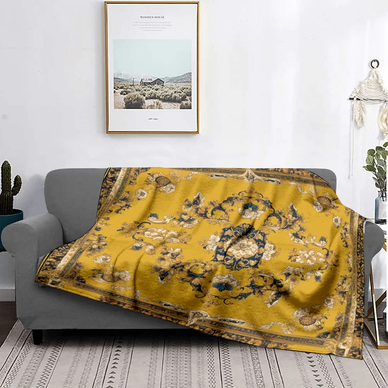 Home decoration plush Throw Sofa blanket Bedspread on the bed fluffy soft blankets decor Plaid Modern Persia boho Blankets