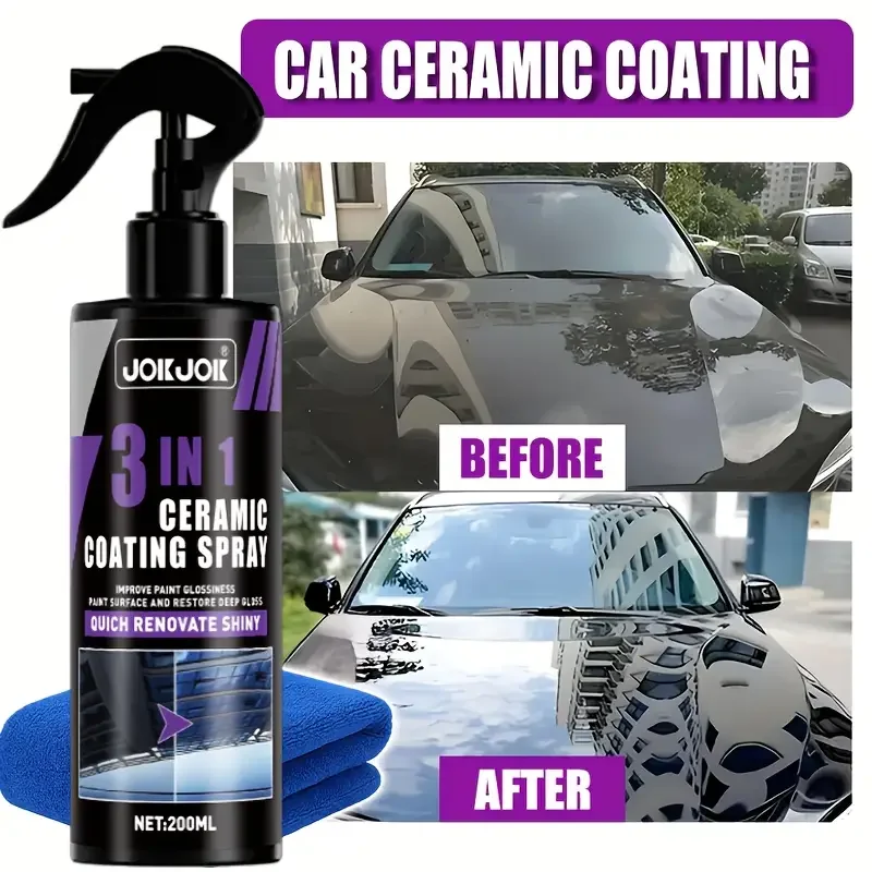 3 in 1 Car Ceramic Nano Coatin - đánh giá và giá Nano Liquid Coating