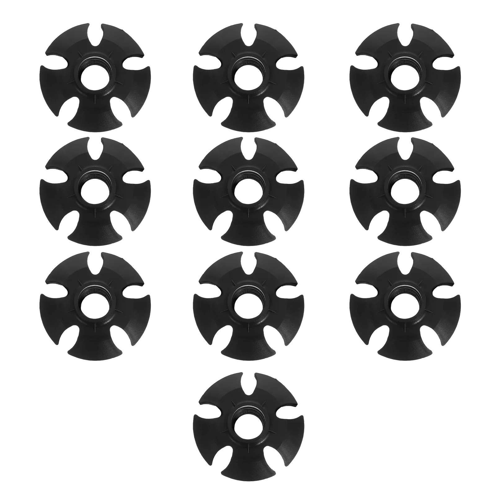 

10 Pcs Alpenstock Accessories Hiking Cane Tips Plastic Walking Stick Pad Replacement Poles Protectors Climbing Mud Blocker