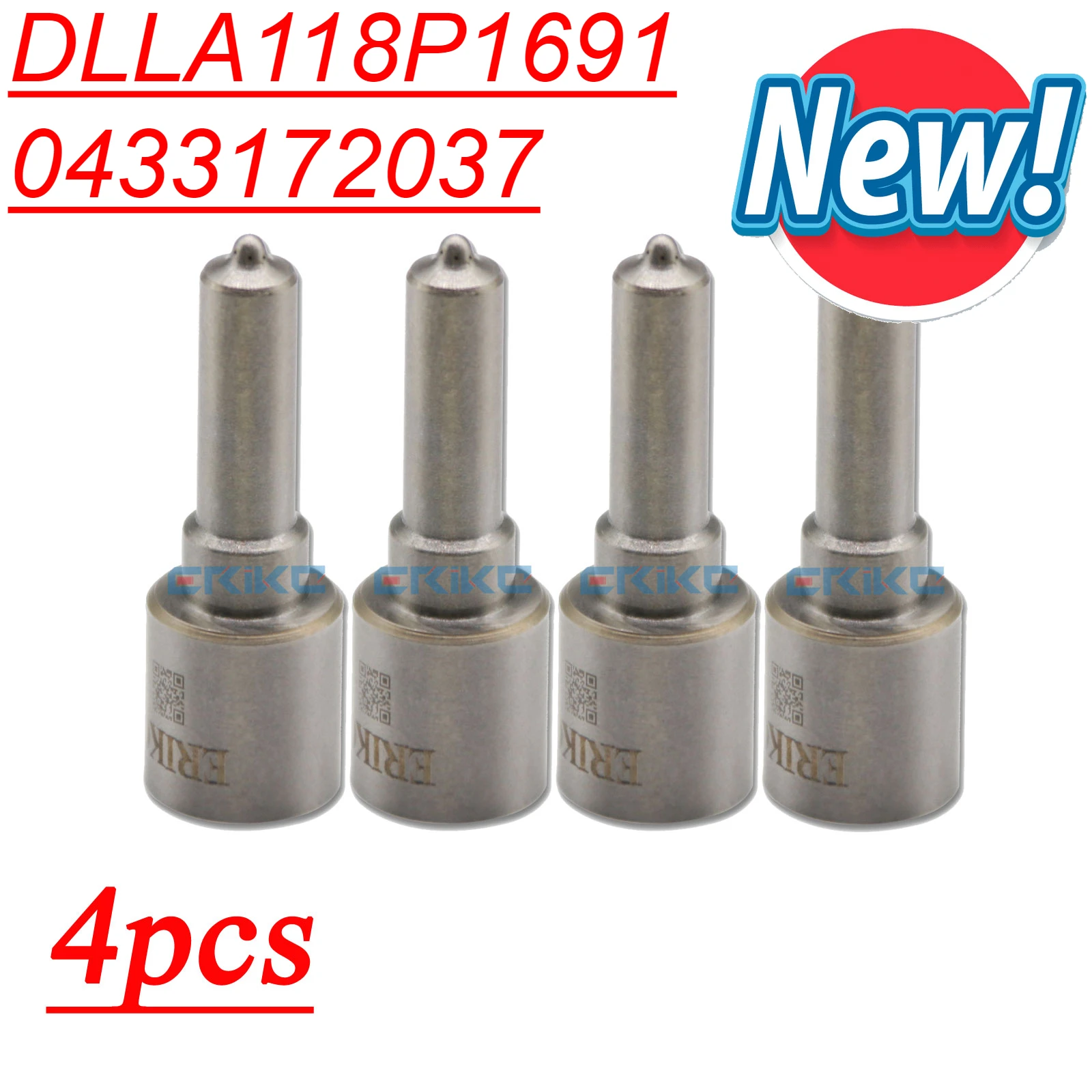 

DLLA118P1691 Spray Nozzle Set 0 433 172 037 Common Rail Injection Atomizer DLLA 118P 1691 for Bosch 0445120120 0 445 120 120