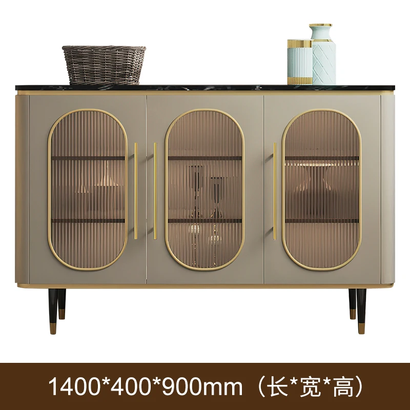 

Light Luxury Hallway Sideboard Cabinet Corridor Curio Cabinet Wall Storage Cabinet Villa Entrance Cabinet