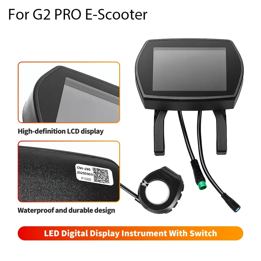 

48V DC Motor Controller Dashboard For KUGOO G2 PRO Electric Scooter LCD Display Digital Meter Brushless Controller Accessories