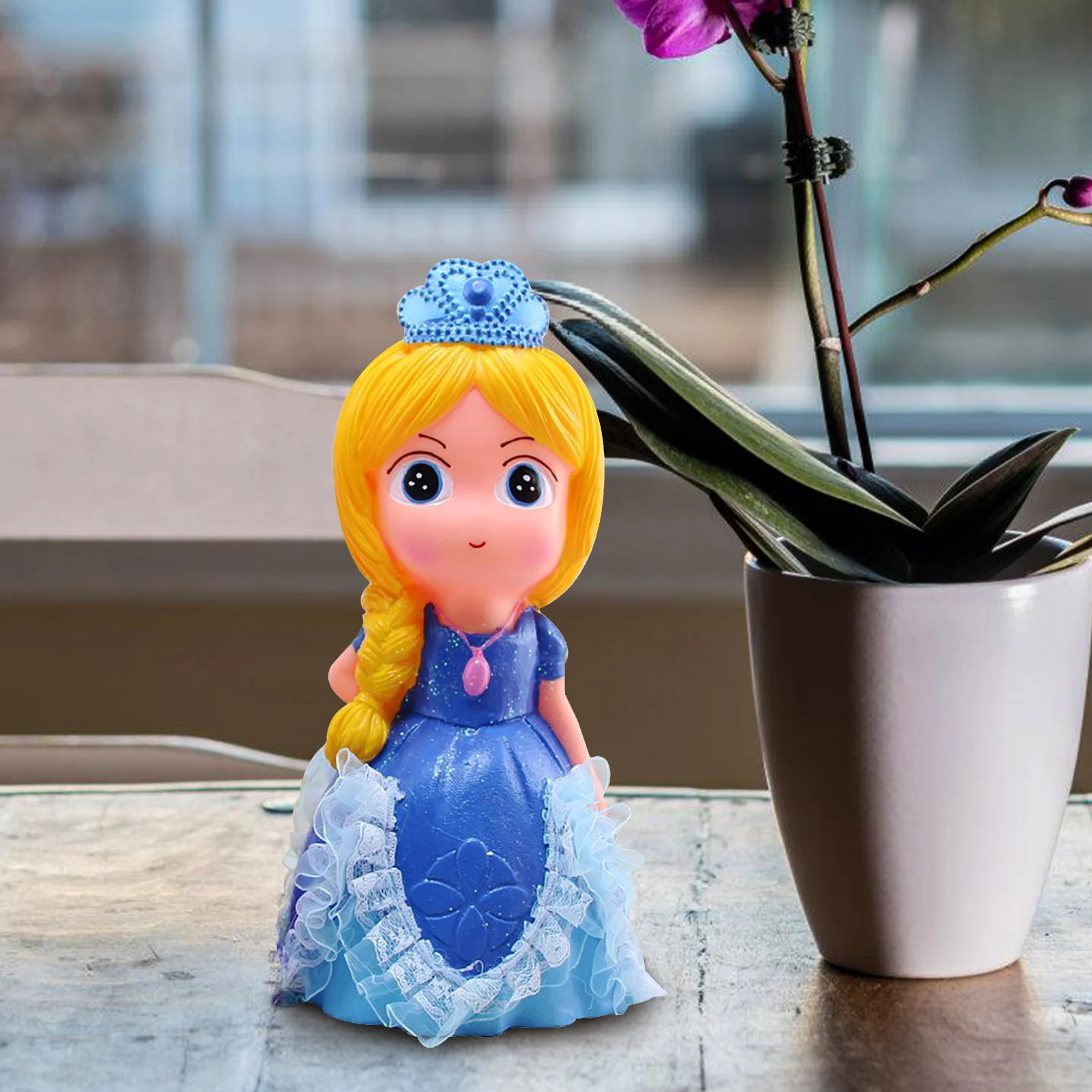 

Resin Saving Pot For Kids Creative Cartoon Piggy Bank Eco-Friendly Desktop Decor Home Decoration Gift Children Princess