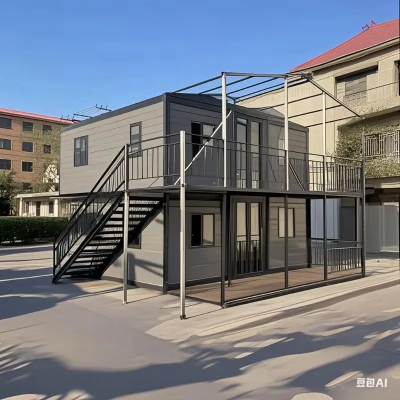 YG Customized 20/40FT Ready To Live In Tiny House Container Home Double Layered Expandable Foldable Integrated House