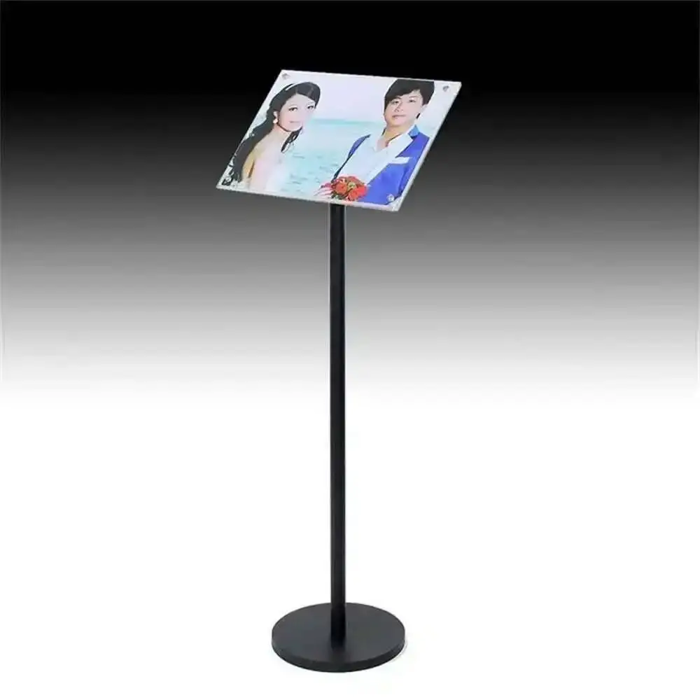 A3 Floor Poster Pedestal Sign Display Holder Floor Stand With Clear Acrylic Poster Frames Floor Signage Display Rack Sign Stand