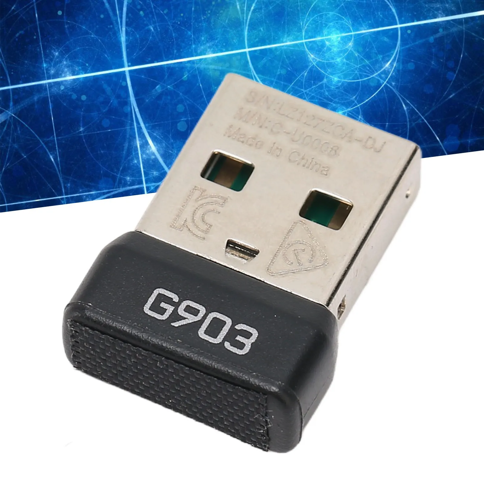 Adaptador do receptor USB para o rato, rato sem fio, substituição para G903, 2.4G