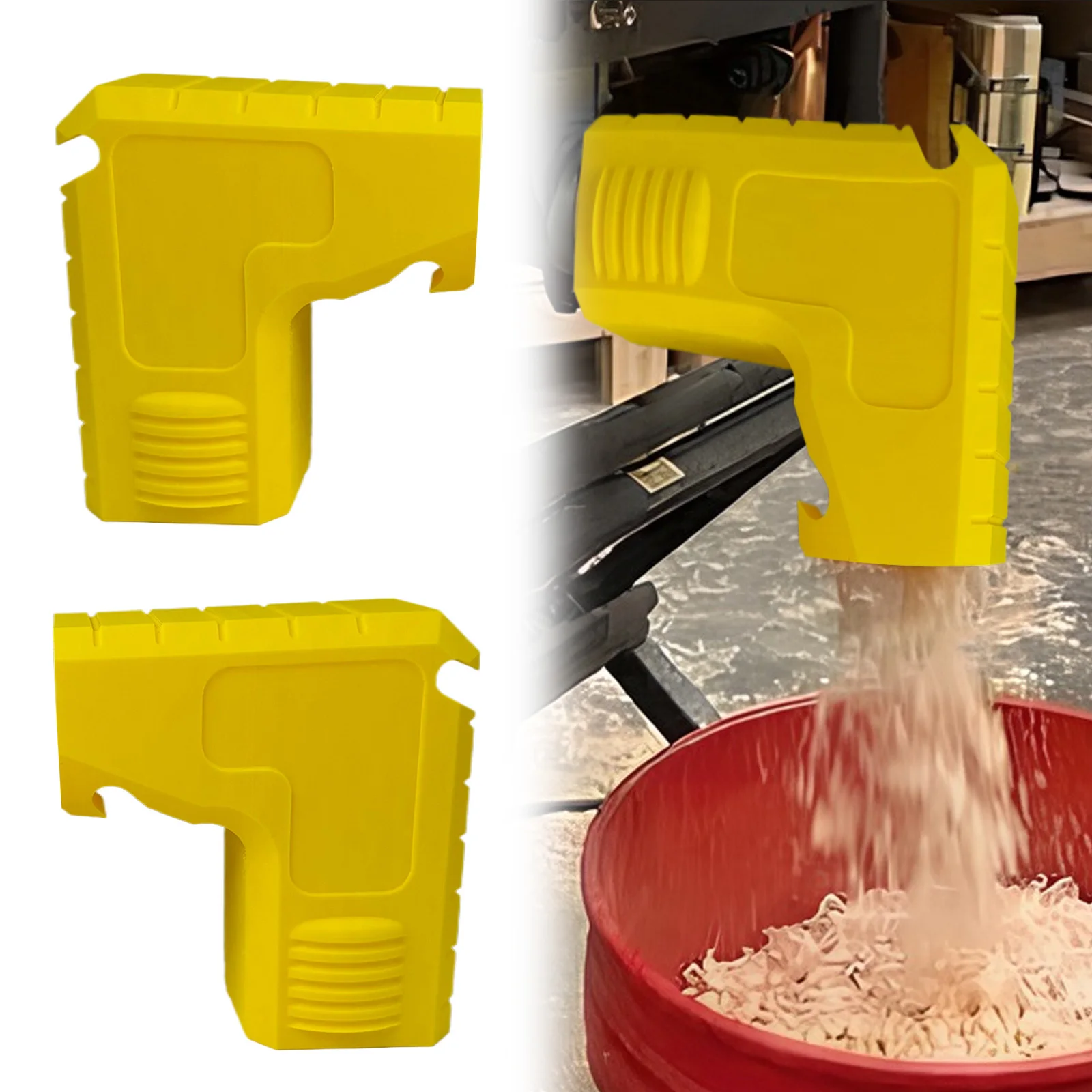 

1-2PCS Snap-On Dust Port Table Saw Dust Extraction Adapter Space-Saving Tool-Free Installation Dust Port Adapter for DWE7485