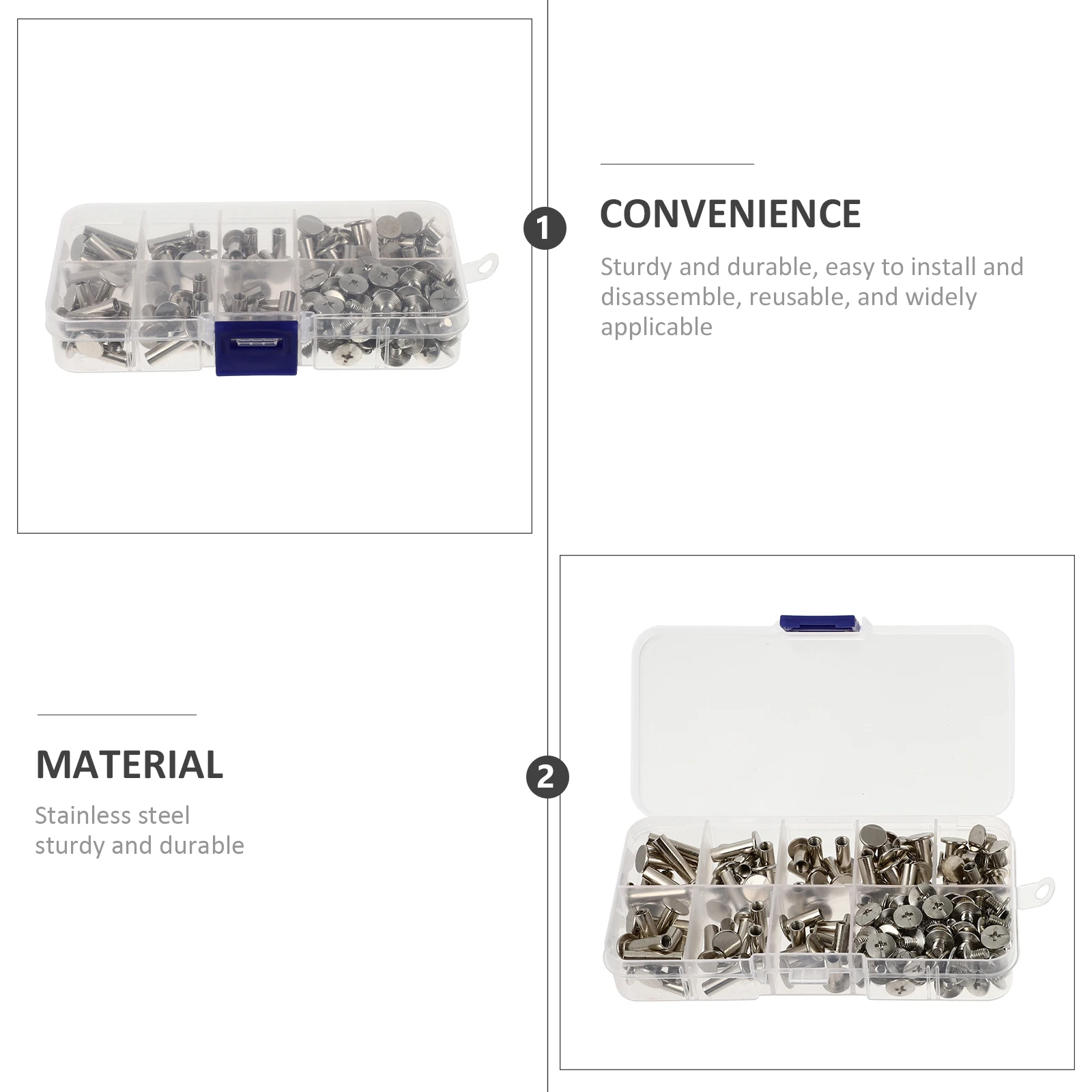 سكرابوكينغ المقاوم للصدأ المسامير ملزمة المسمار سجل القصاصات المسمار آخر لألبوم الصور المشاريع الحرفية وثيقة الإمدادات