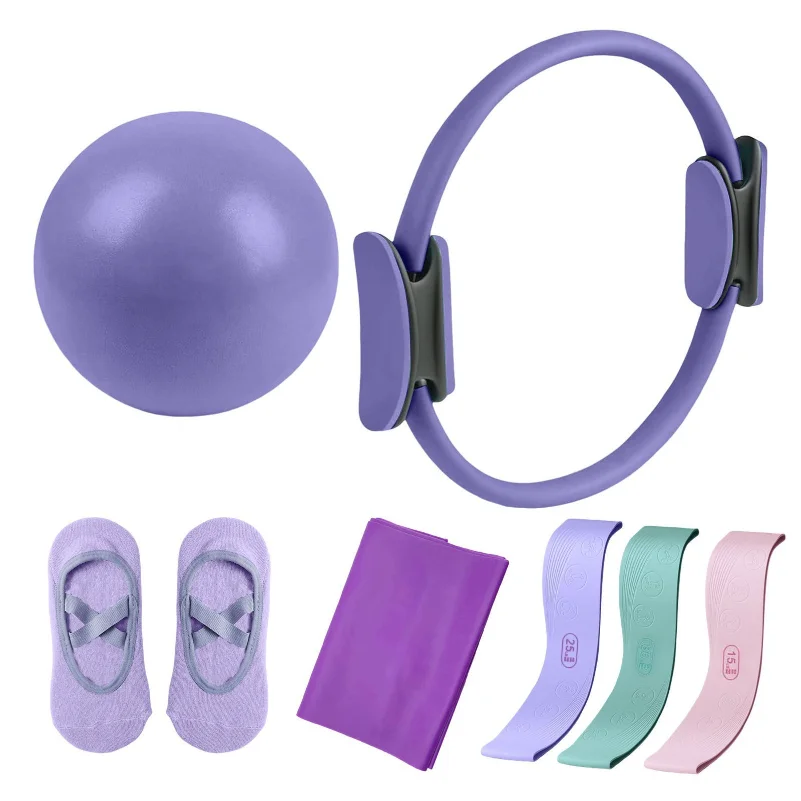 5-teiliges Pilates-Ring-Set in – Pilates Yoga Combo Bewertung und Preis