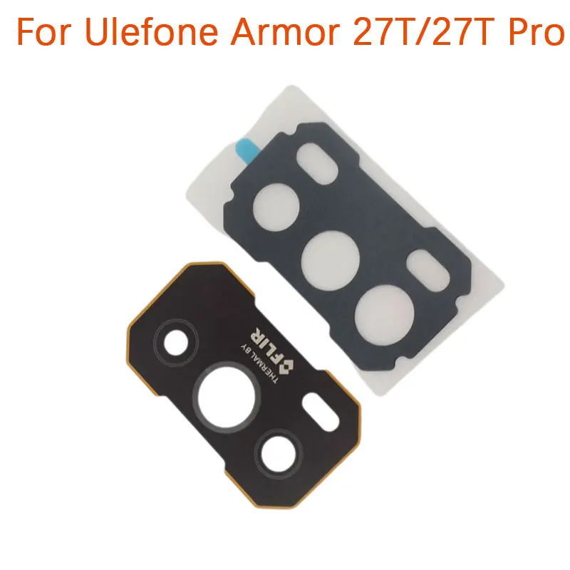 

New Original Ulefone Armor 27T Pro Armor 27T Rear Camera Lens Back Camera Lens Glass Cover With Adhesive For Ulefone Armor 27T
