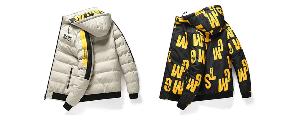 DIMUSI Winter Men Padding Jacket Fashion
