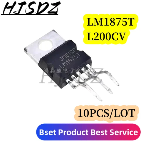 10 Uds. LM1875T LM1875 L200CV L200C TO220-5 TO220 20W Audio plnuevo original