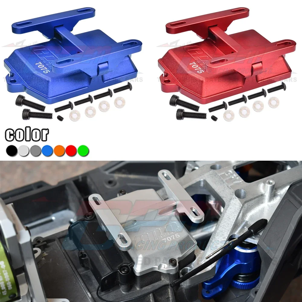 GPM Metal Receiver Box Cover ESC Mount Holder 7724 for Traxxas 1/6 XRT 1/5 X-MAXX 6S 8S 4WD Monster Truck Upgrade Accessories