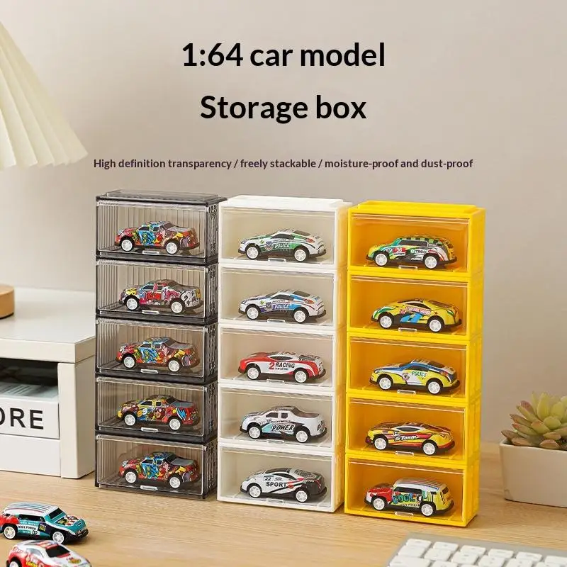 textureAcrylic Display Box for 8 Car Models Dustproof Storage Cabinet Organizer for Diecast Car Toys Showcasedaily necessities