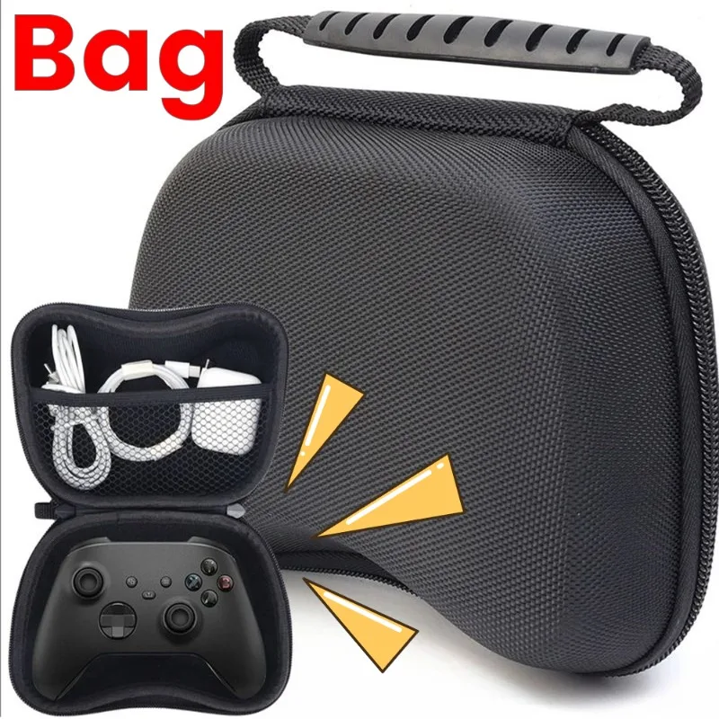 Portable Hard EVA Carrying Case for Xbox Series One S X Sony PS5 PS4 PS3 Controller Cover Bag for Switch Pro Gamepad Box Cases