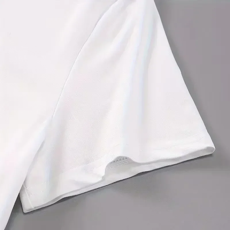 2025 Nuove Donne di Estate T-Shirt di Modo Bianco Manica Corta T Shirt Femminile Harajuku Allentato Casual O-Collo Vestiti Unisex Top Y2k Tee