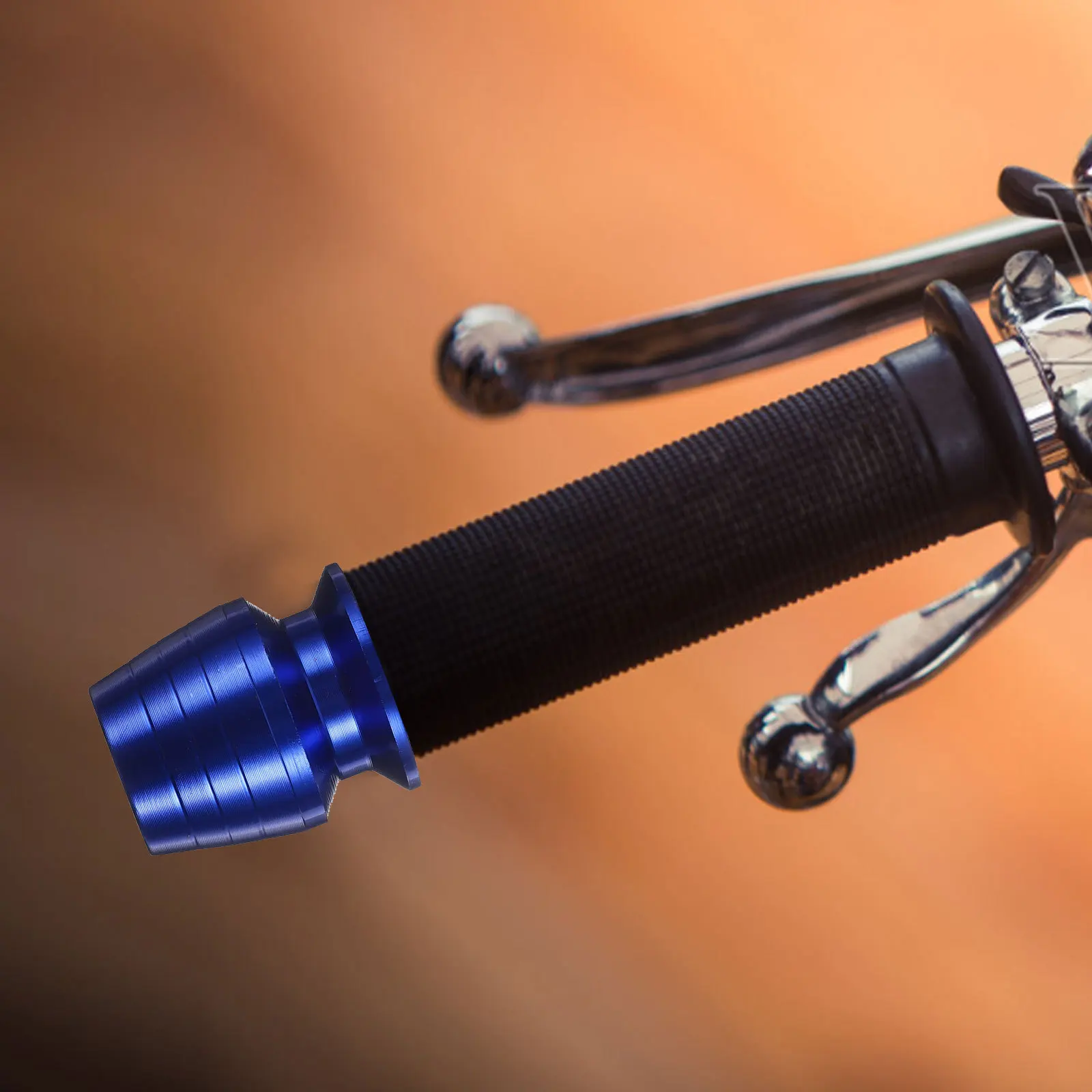 

2Pcs Motorcycle Handlebar Ends Gear Balanced Plug High-Quality Aluminum Alloy Universal Fit 16-18mm Id Motorbike Accessories