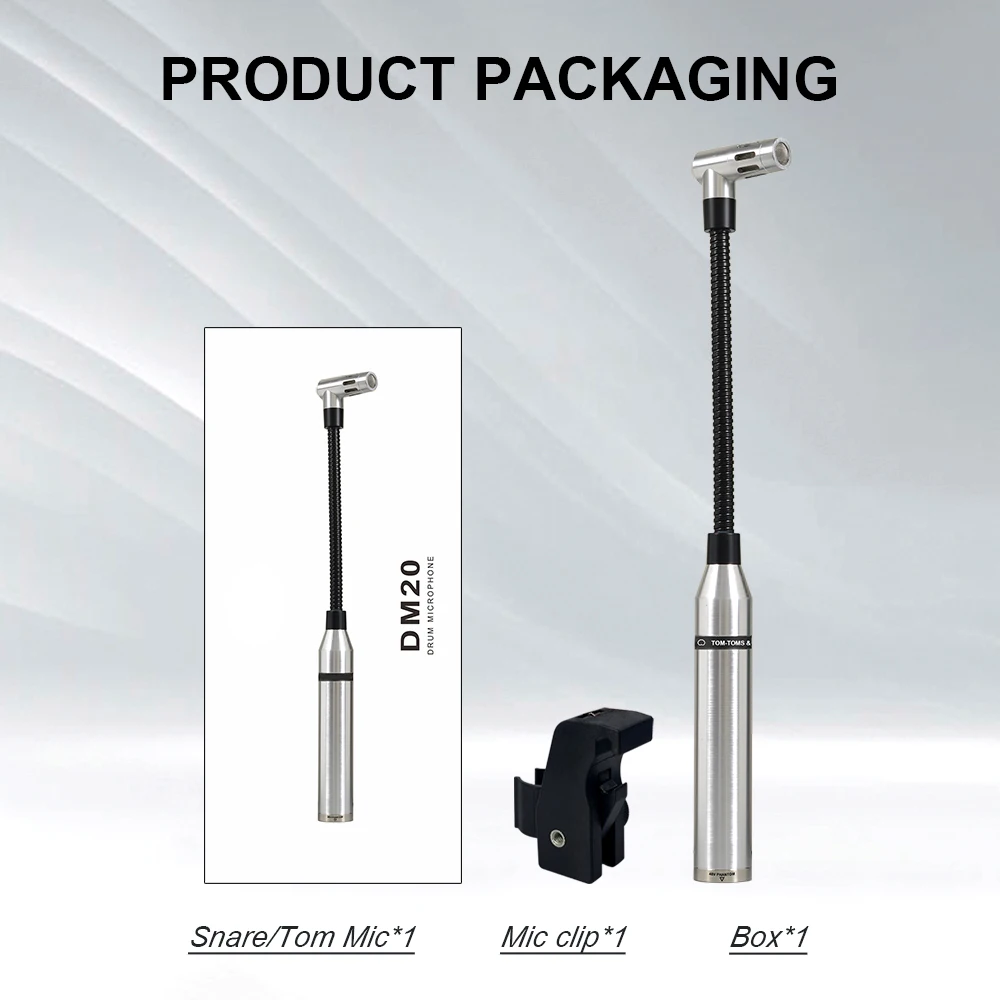 SR20LS SR25 DM20/High Quality All Condenser Drum Microphone Ultra High Recording Fidelity