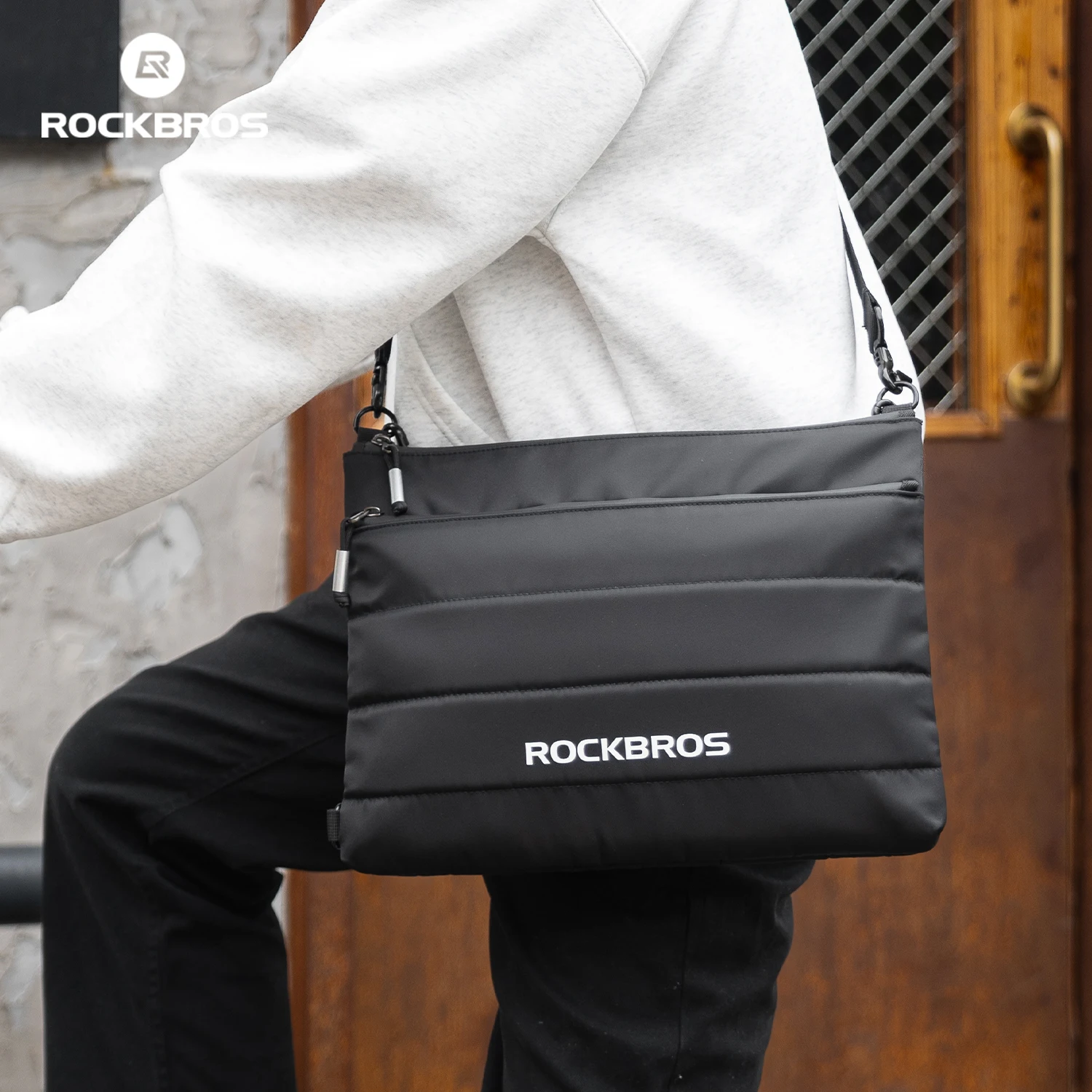 

ROCKBROS Laptop Carry Bag Business Travel Bicycle Computer Shoulder Bag Fits 13.3-inch Laptops