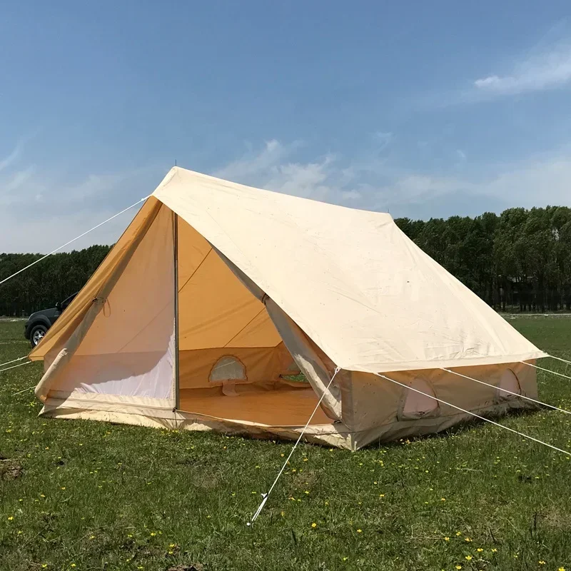 3x3.2m Outdoor Glamping Tent Waterproof Mildew Proof Camping Resort Tent Shelter Manufacture Family Hotel A Tent