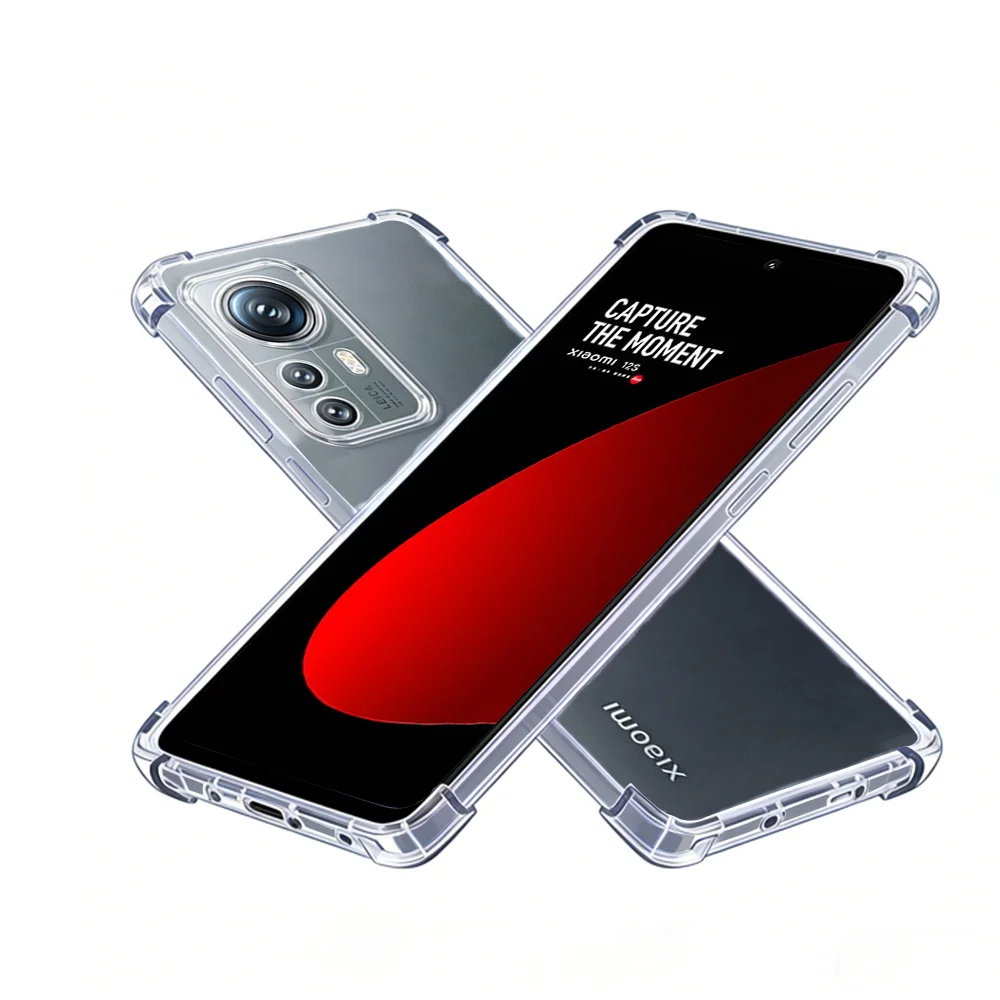 

Clear Phone Case For Xiaomi 12 12 Pro 12S 12S Pro 12X 12 Lite TPU Transparent Case Shockproof Back Covers