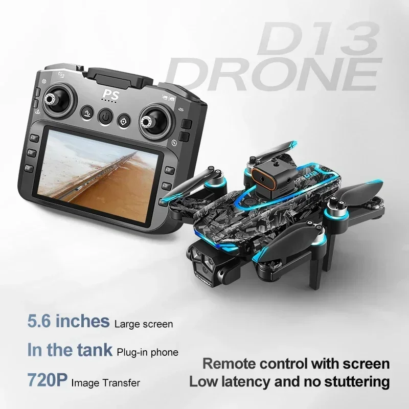 OnePlus D13 GPS Drone 8K Triple-Camera Optical Flow Intelligent Obstacle Avoidance Brushless Motor Screen Remote Control Drone