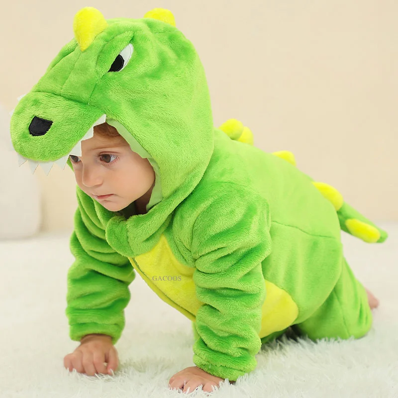 Bebê recém-nascido menino roupas ponto animal dos desenhos