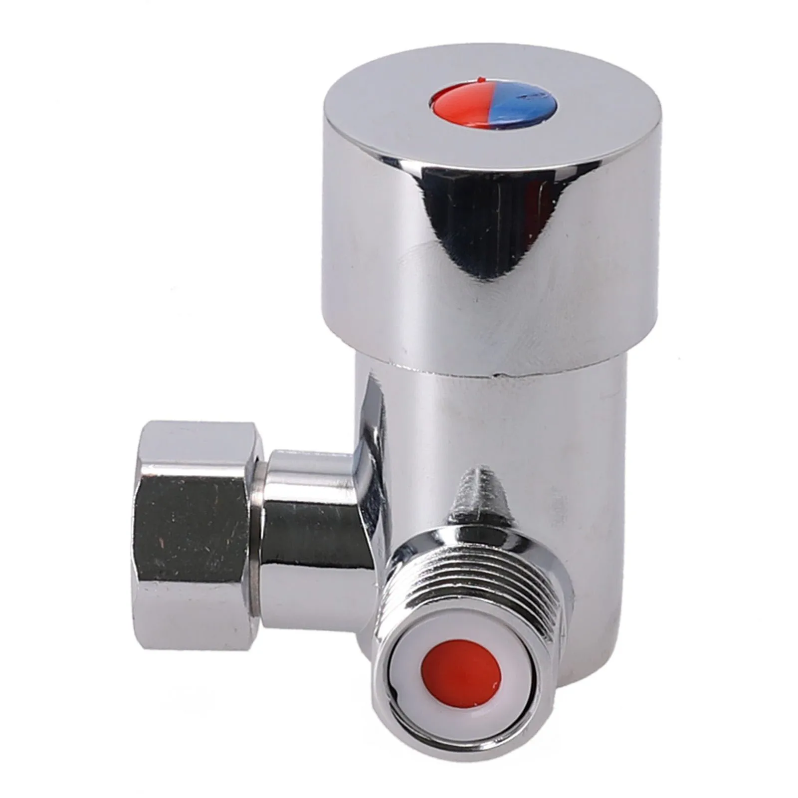 Inlet Valve Mixing Valve Easy Control Fixtures G1/2 Standard Thread Home Plumbing Hot Cold 2 In 1 Induction Tap