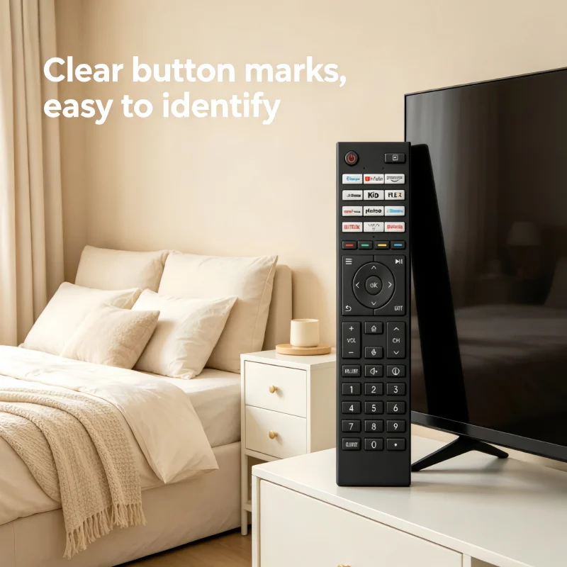 TV CT-95082 Replacement Non-Voice Remote Control Compatible Electronic Accessory for Remote Control