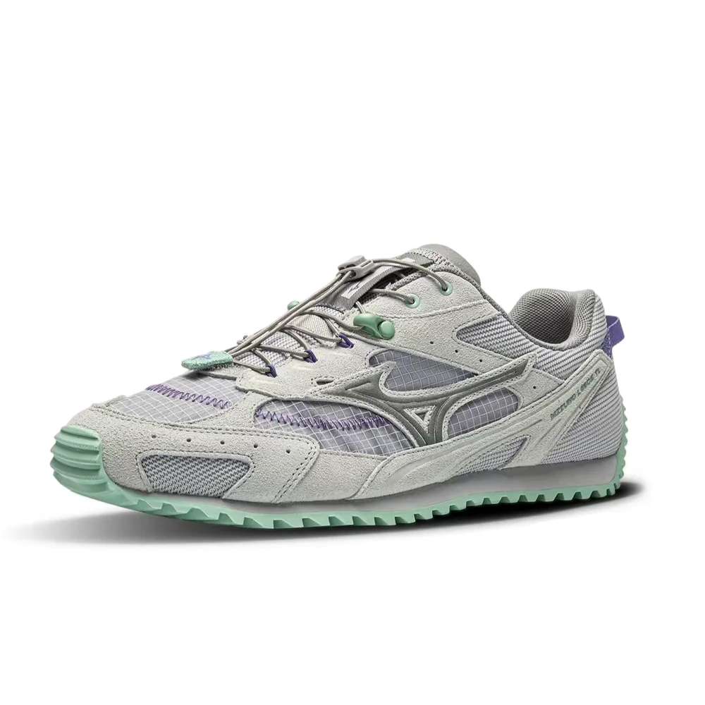 Mizuno LG 60S TL Unisex Low-Top Casual Shoes – Purple-Gray, Breathable, Non-Slip, Durable & Comfortable D1GH263202