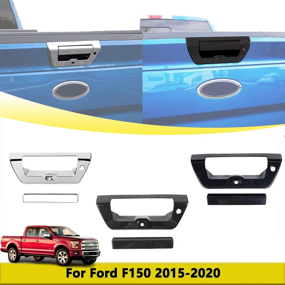 

Автомобильная ручка задней двери, накладка, украшение для Ford F150 2015-2020, защитная крышка для двери, внешние аксессуары для стайлинга автомобиля
