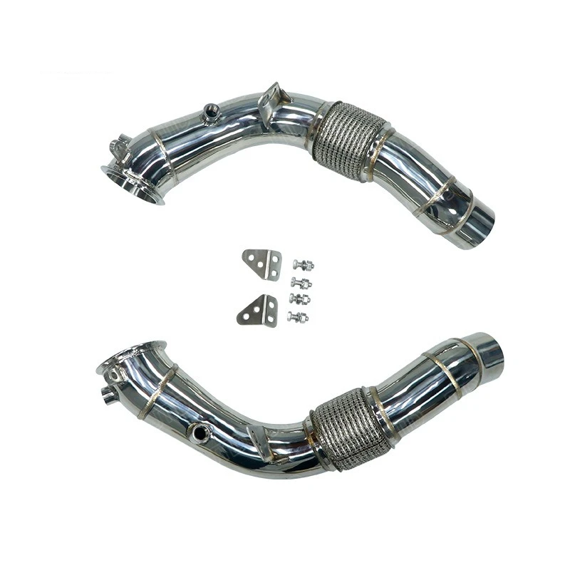 Exhaust DownPipe for F10 M5 F06 M6 Automotive Retrofit 304 Stainless Steel