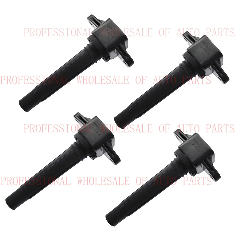 V+ 4pcs  Fit For Yamaha WaveRunner Boat Ignition Coils 6S5-82310-00-00 H6T11272