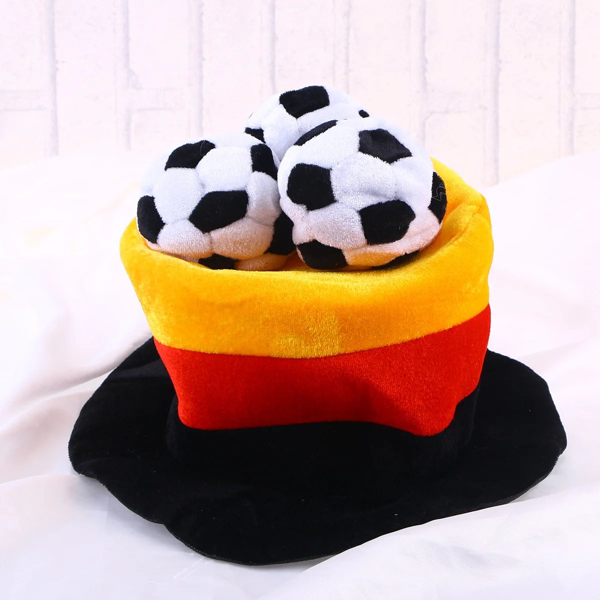 

Vibrant Color Hat Football Cheerleading Soccer Match Cheering Shape Fans Headgear Premium Material