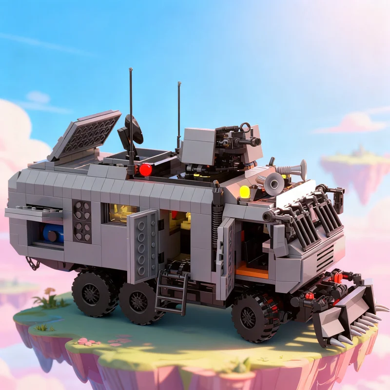 

1373 детали MOC Tatra Doomsday Armored RV: Конструктор CUUSOO, архитектурные блоки, игрушки, рождественские подарки, развивающие идеи для детей