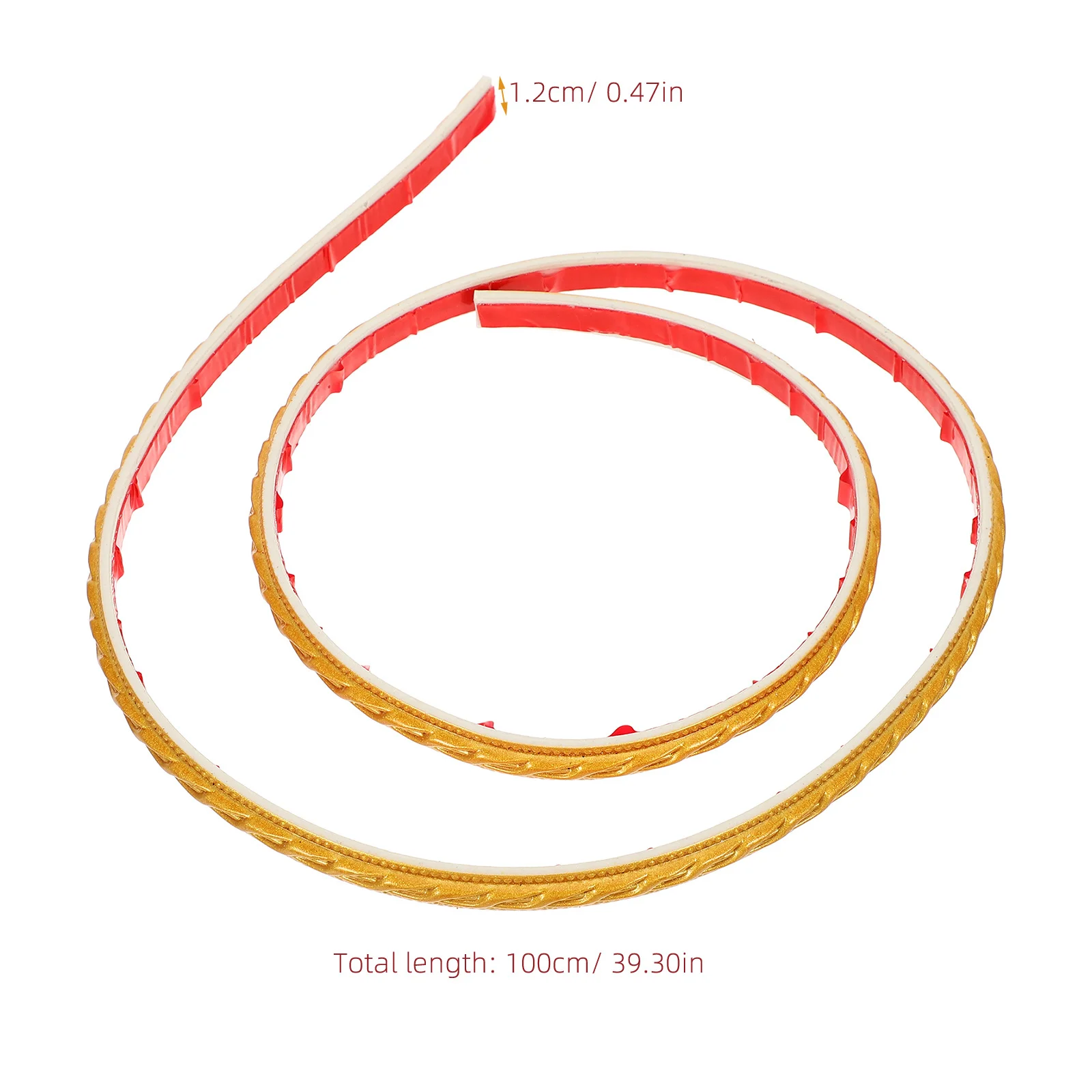 ขอบตกแต่งผนัง PVC แบบลอกและติด  ยืดหยุ่น  ตกแต่งมุมผนัง  แถบกาวในตัว สำหรับห้องครัว ห้องน้ำ 128