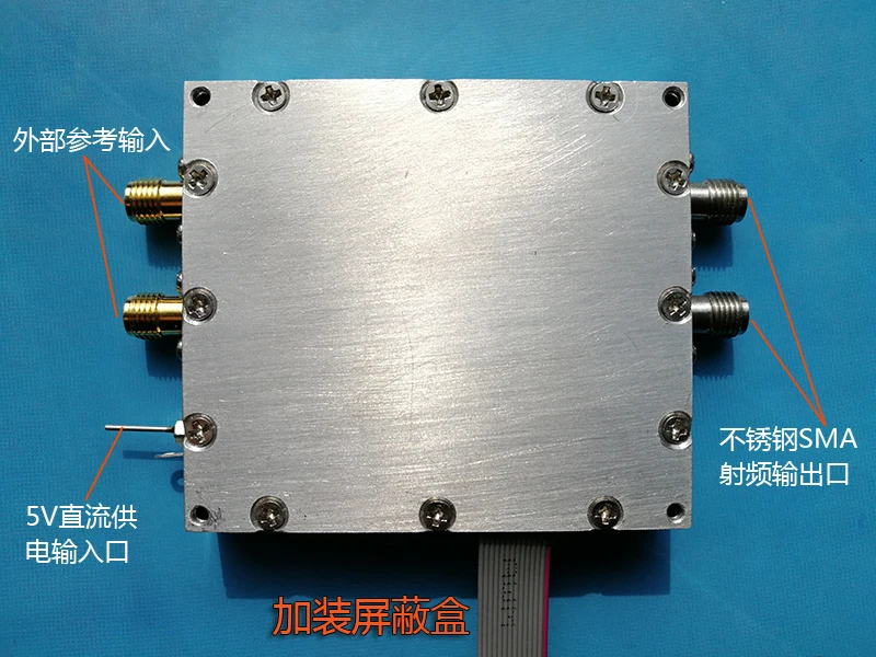 LMX2594 frequency synthesizer development board PLL phase lock loop 10M-15G high-frequency microwave signal source sweep source
