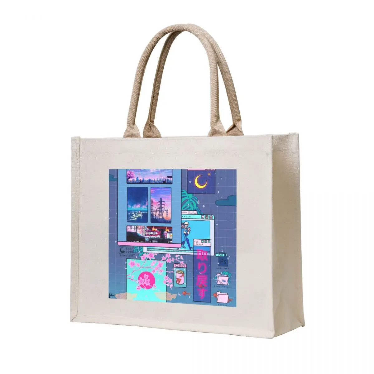 

SeerLight desktop night Tote Bag tote bags aesthetic tote bag women Handbags personalized