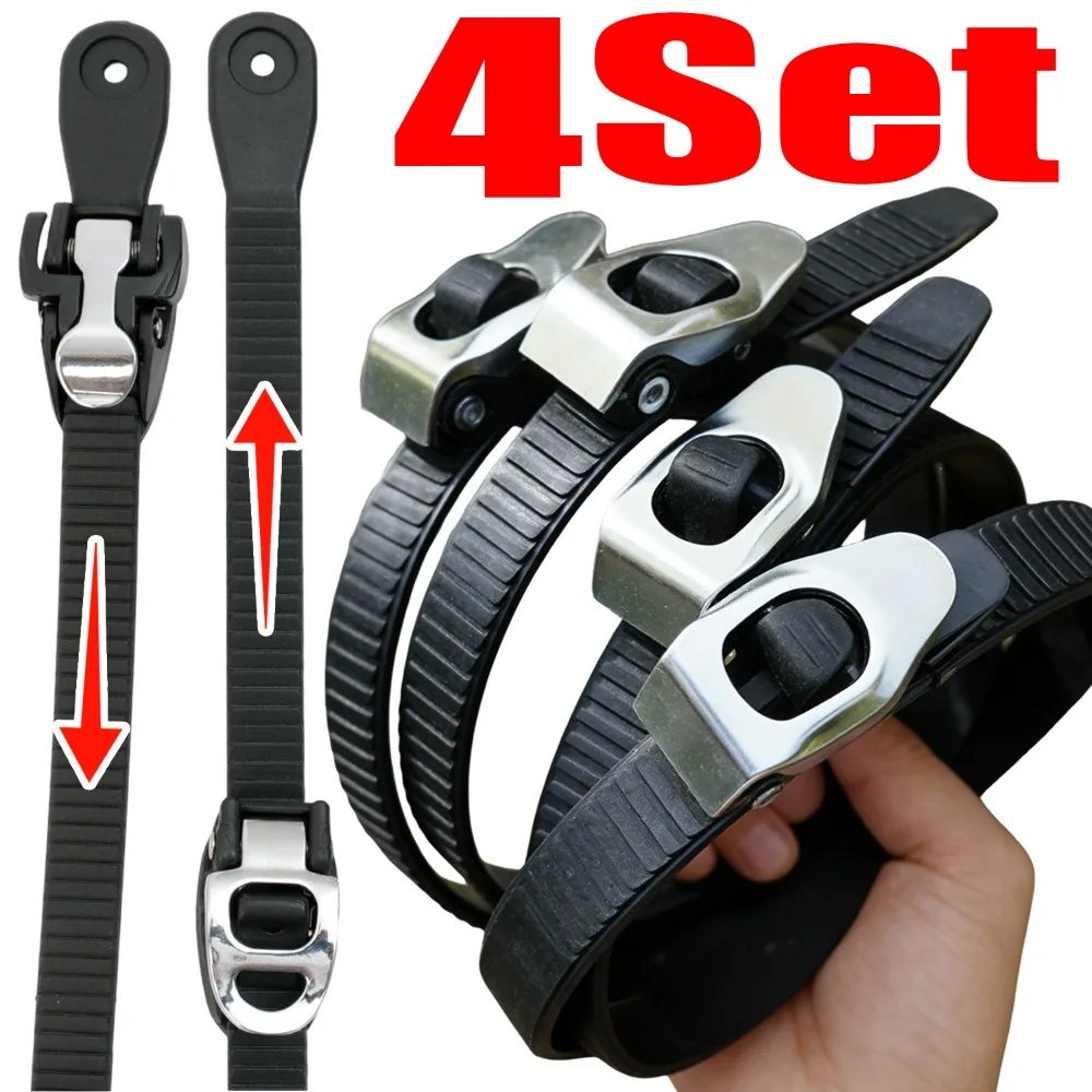 Correa de Sujeción con Hebilla de Bloqueo, Resistente, 25 cm, de Goma y Metal, para Motocicleta, Banda para Equipaje, Flexible, Reutilizable, Fijador de Carga