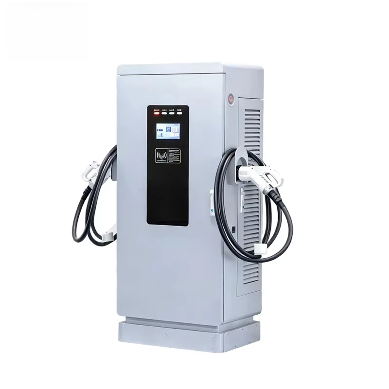 DC Ultra-Fast EV Charging Station Floor Mounted Car Level 3 EV Charger 120KW 80KW Commercial Direct Factory Sales Customizable