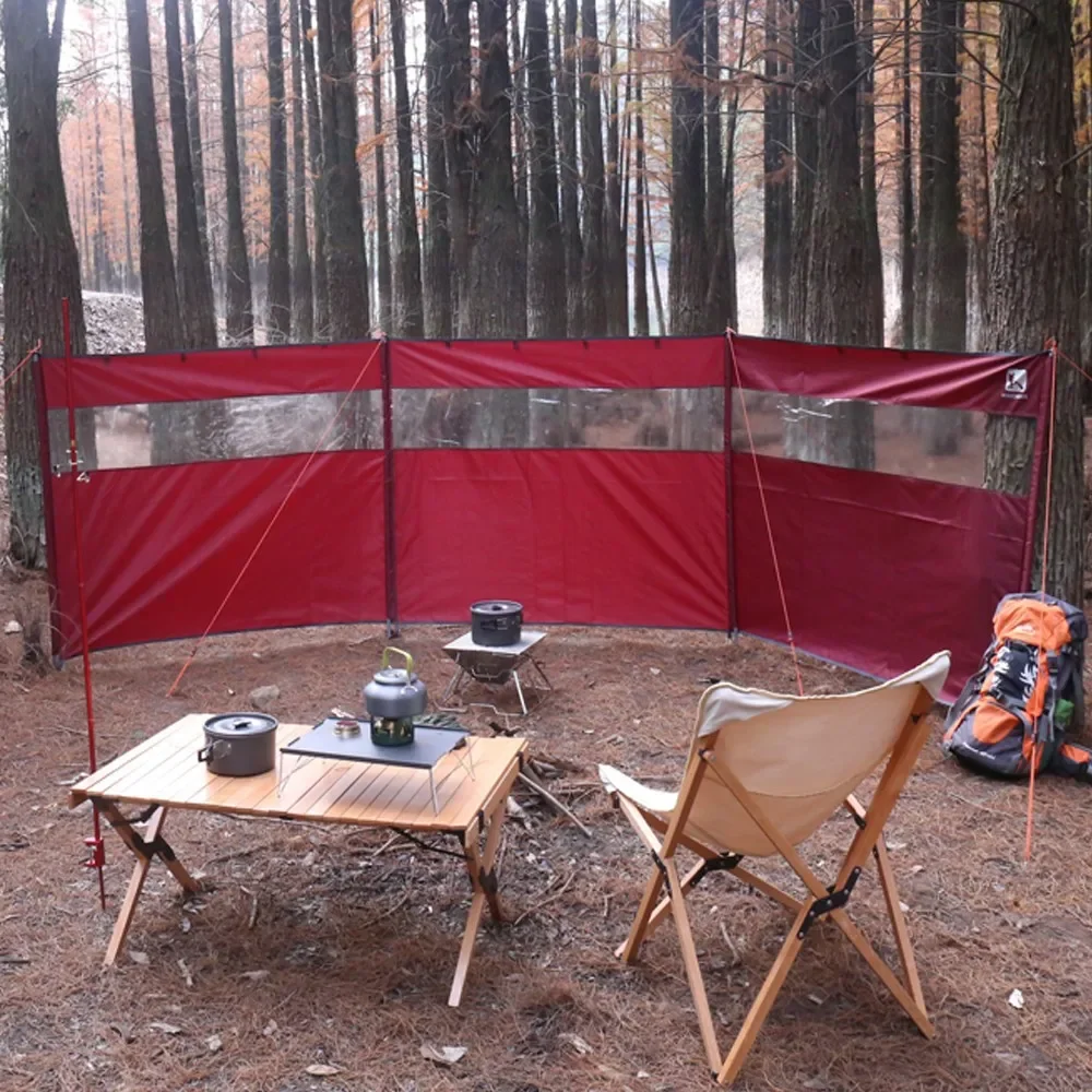 

Outdoor Camping Screen Picnic Screen Camping Tent Windscreen Barbecue Campfire Windscreen Awning Cloth