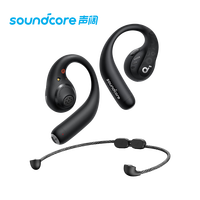 Soundcore by Anker AeroFit Pro Open-Ear Headphones, Ultra Comfort, Secure Fit, Ergonomic Design, Rich Sound with LDAC, Bluetooth