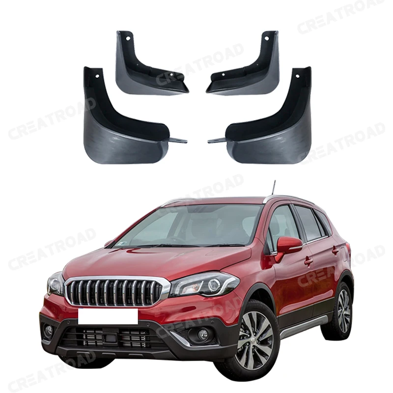 For Suzuki SX4 S-Cross 2014~2019 Mudguards Mudflap Fender Mud Flaps Splash Guards Accessories Maruti SX-4 SX 4 S Cross SCross