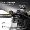 新しい AE86 Pro Max プロフェッショナル ドローン 4K ESC デュアル カメラ 360 °   障害物回避 50 倍ズーム オプティカル フロー ポジショニング 折りたたみ式ドローン 1