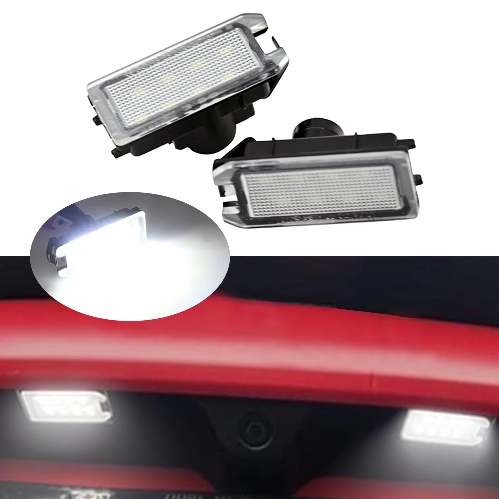 LED License Plate Number Light for Jeep Grand Cherokee Compass Patriot Maserati Levante and Fiat 500 Car Models