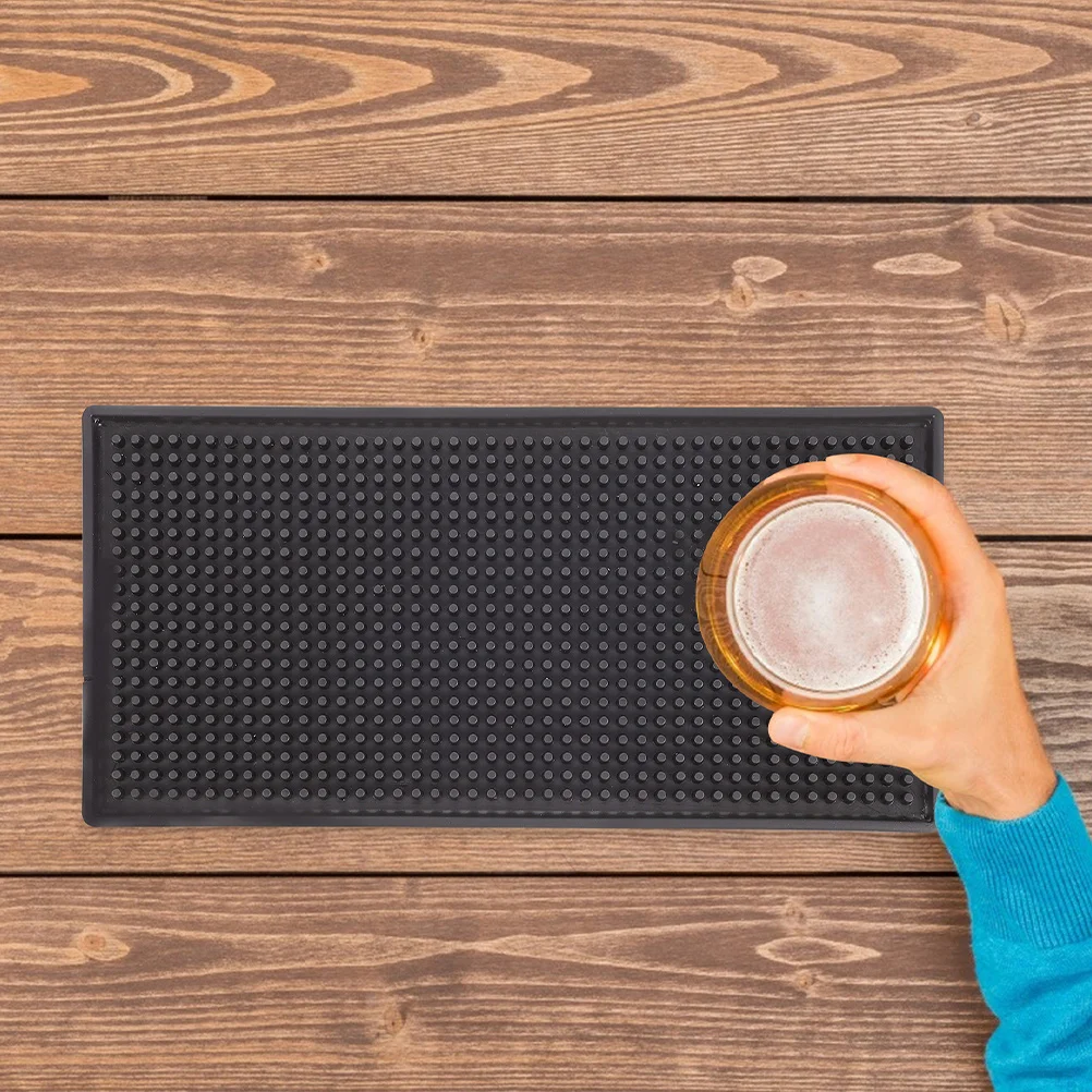 

2pcs Anti-Skid Bar Thickened Countertop Drying Pad For Kitchen Coffee Table Reusable Pvc Dish Draining Mat Household Bar Supply