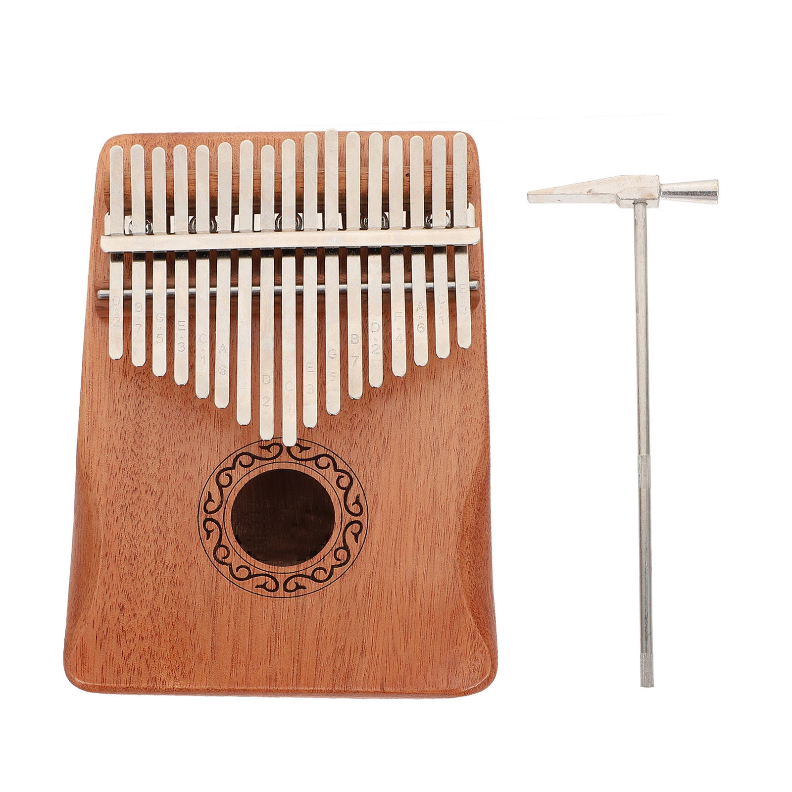 

17 Notes Kalimba Music Instrument for Beginner Wood Beginners Thumb Piano Lovers Keys Kit Mbira