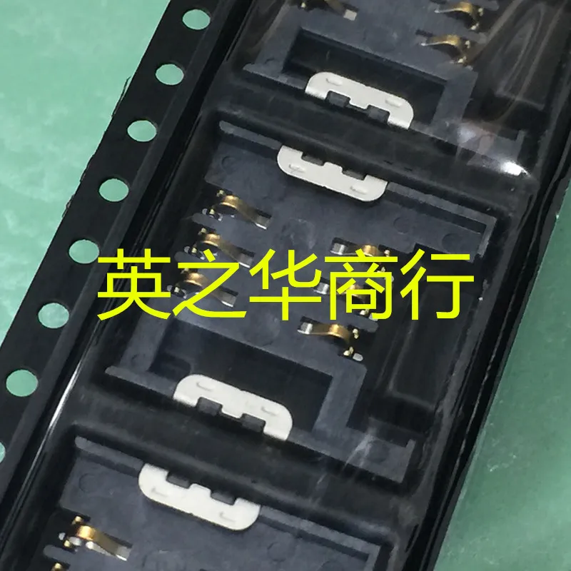 

30pcs original new Connector SIM card CF card holder series SIM-KLB-05-2.2H copper case high temperature resistant colloid