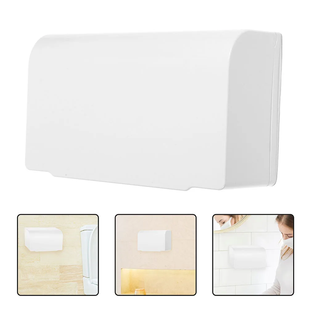 

2Pcs Waterproof Socket Protection Cover Adhesive Wall Switch Outlet Protector for Bathrooms White Plastic Splash Proof